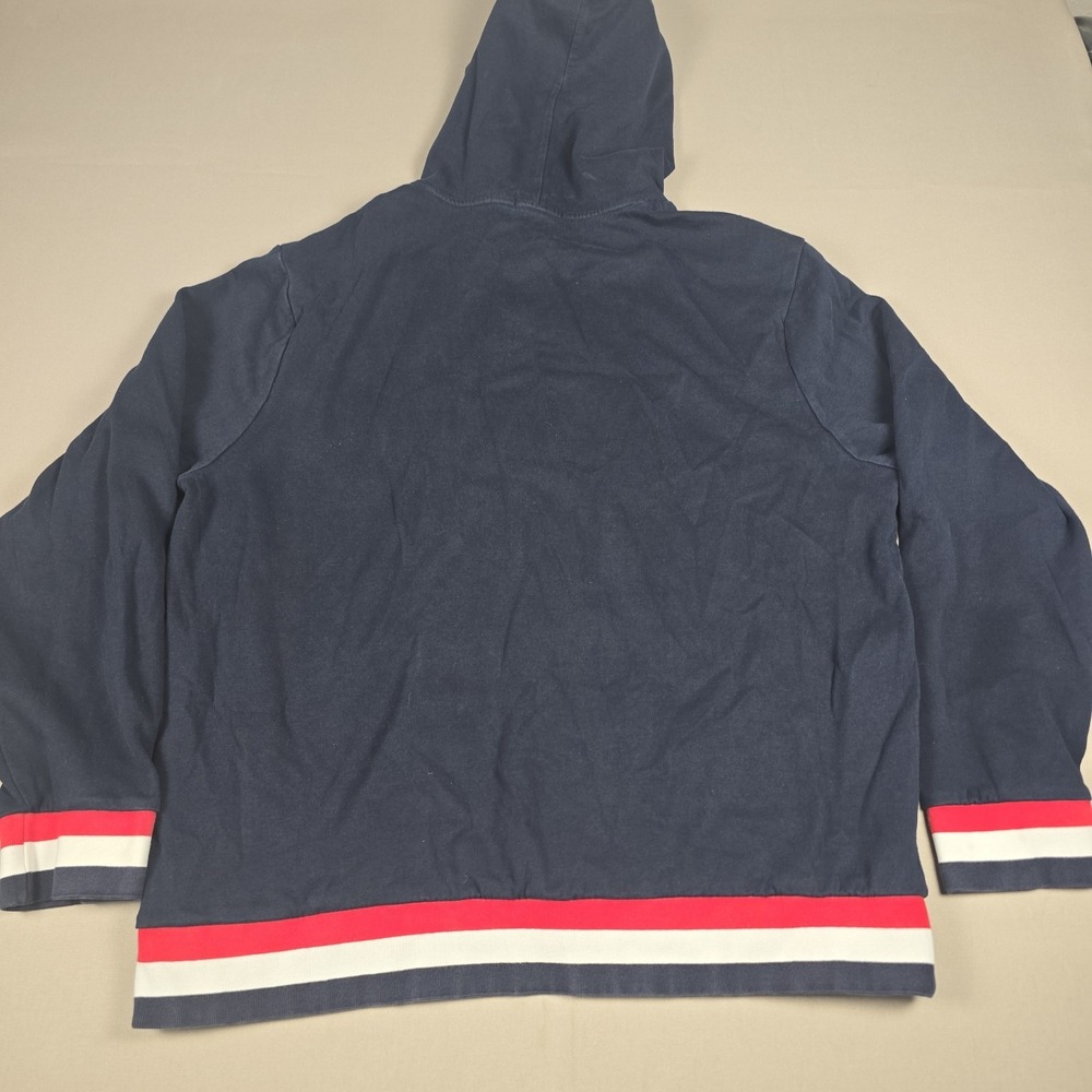 Polo Ralph Lauren Americana Hoodie Mens XL Blue Stars Red Hood Sweatshirt EUC - Picture 8 of 8